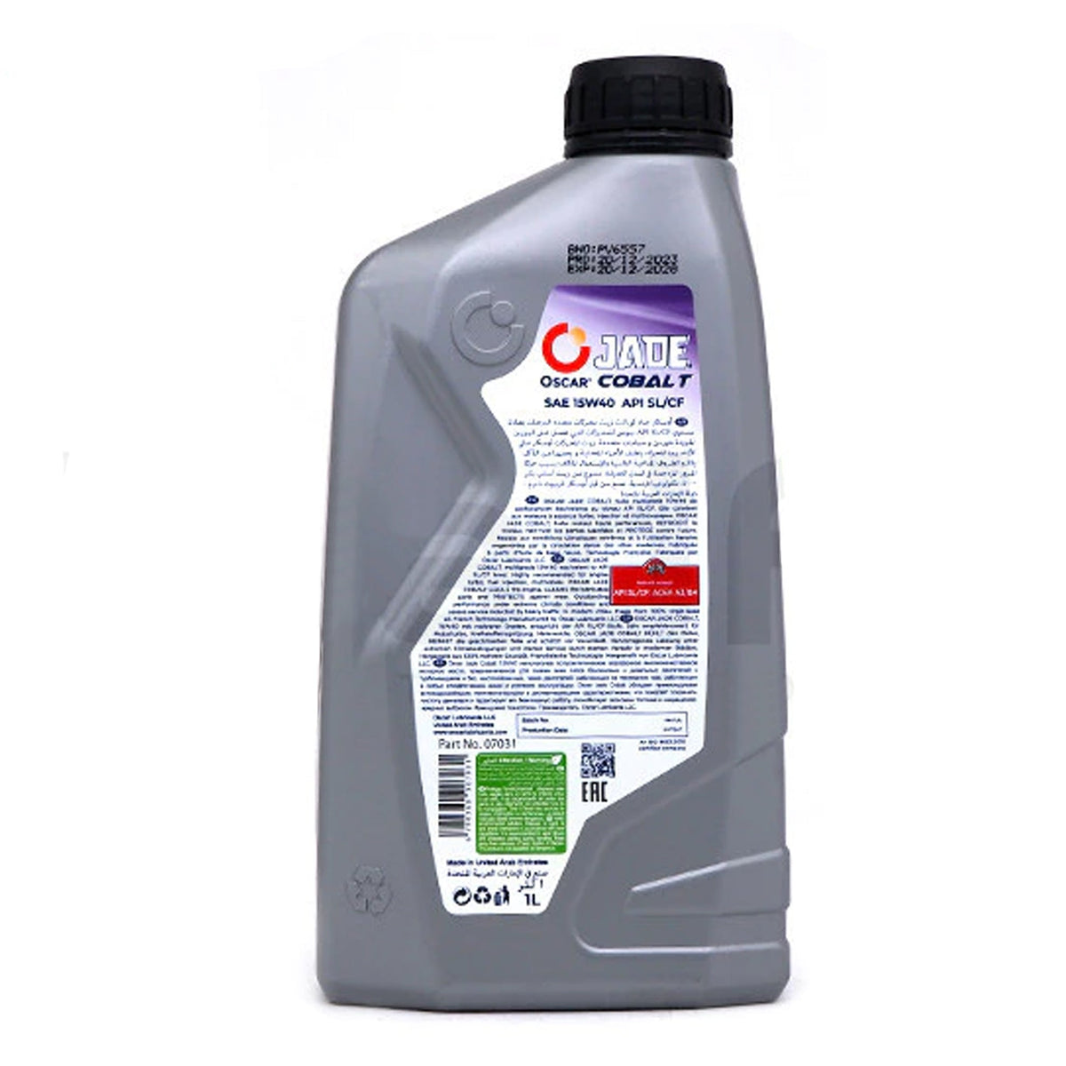 Oscar Fully Synthetic Jade Cobalt 15W40 1 Liter