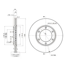 Load image into Gallery viewer, Brembo Front Rotor Disc 09.5194.10 for Nissan Patrol Y60 1988-1997