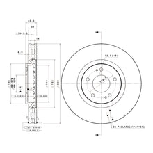 Load image into Gallery viewer, Brembo Front Rotor Disc 09.7142.31 for Mitsubishi Lancer Evolution VI, VIII, IX