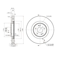 Load image into Gallery viewer, Brembo Front Rotor Disc 09.A196.11 for Mitsubishi Lancer Evolution X 2007-2016