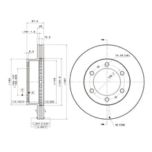 Load image into Gallery viewer, Brembo Front Rotor Disc 09.A634.11 for Toyota Fortuner 2005-2015, Hilux 2015-Up