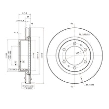 Load image into Gallery viewer, Brembo Front Rotor Disc 09.D617.11 for Toyota Hilux 2015-Up