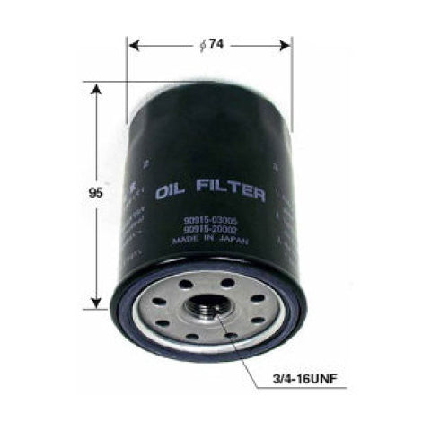 VIC Oil Filter C-114 for Toyota Land Cruiser J80, J100, Prado J120