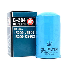 Load image into Gallery viewer, VIC Oil Filter C-204 for Nissan Safari Patrol SD33 6cyl.