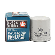 Load image into Gallery viewer, VIC Oil Filter C-224 for Nissan Sentra Exalta, Serena, Murano, Juke, Almera, X-Trail, Sylphy