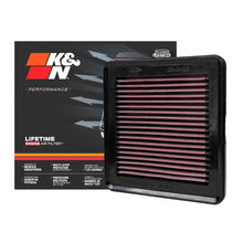 Load image into Gallery viewer, K&N Engine Air Filter Washable 33-2422 for Honda Amaze 2013-2018, Brio, 2011-2024, Jazz, Fit 2008-2015, City, 2008-2013, Mobilio 2014-2020