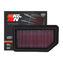 Load image into Gallery viewer, K&N Engine Air Filter Washable 33-3030 for Honda BRV 2017-2020, City 2014-2018, Jazz 2015-2020, Mobilio 2014-2019, Amaze 2019