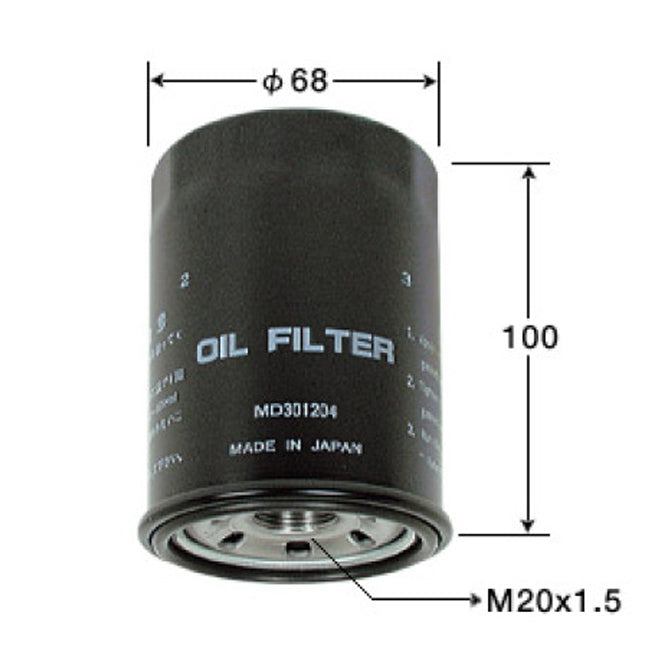VIC Oil Filter C-312 for Mitsubishi Montero 4N15 2016-