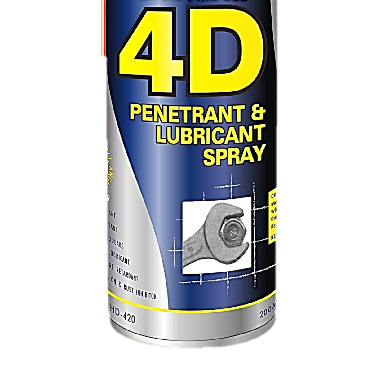 Hardex 4D Penetrant & Lubricant Spray 200ml