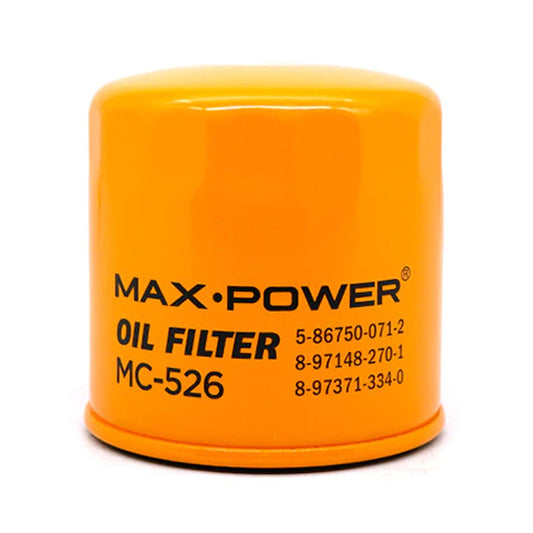 Max Power Oil Filter MC-526 for Isuzu ELF450, 4HF1, 4HF1-T, 4HG1, 4HL1, 6HK1