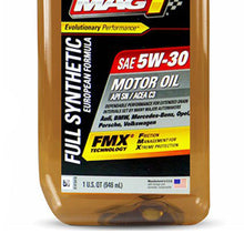 Load image into Gallery viewer, MAG1 5W30 Euro C3 API SN Full Synthetic 1qt.