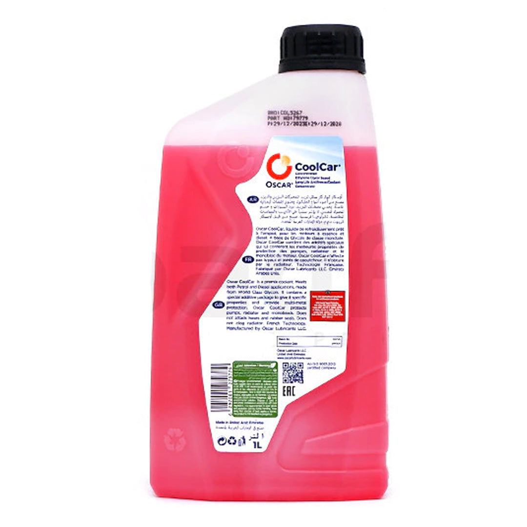 Oscar Coolant Long Life Antifreeze CoolCar G12 1 Liter