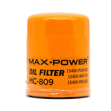 Load image into Gallery viewer, Max Power Oil Filter MC-809 for Honda City, Civic, CRV, BR-V, Brio, CR-Z, Fit, HRV, Mobilio, Odyssey