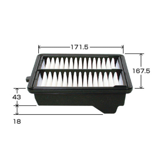 VIC Air Filter A-888V for Honda City, Jazz, Brio S, Amaze