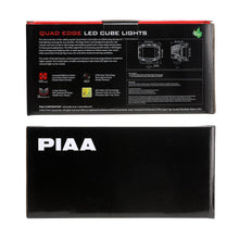 Load image into Gallery viewer, PIAA LED Cube Quad Edge Wide-Angle Driving Ion Yellow 12V, 24W 4"