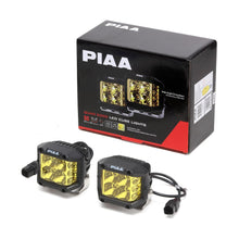 Load image into Gallery viewer, PIAA LED Cube Quad Edge Wide-Angle Driving Ion Yellow 12V, 24W 4"