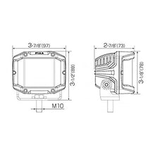 Load image into Gallery viewer, PIAA LED Cube Quad Edge Wide-Angle Driving 5600K, 12V, 24W 4"