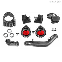 Load image into Gallery viewer, Eventuri Carbon Fiber Full Black Intake with Sealed Carbon Ducts for BMW F8X M3/M4 V2
