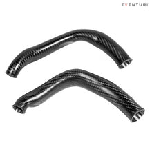 Load image into Gallery viewer, Eventuri Carbon Fiber Chargepipes for BMW S55
