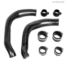 Load image into Gallery viewer, Eventuri Carbon Fiber Chargepipes for BMW S55