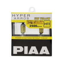 Load image into Gallery viewer, PIAA Hyper Arros 2500K Ion Yellow Halogen Bulb H11
