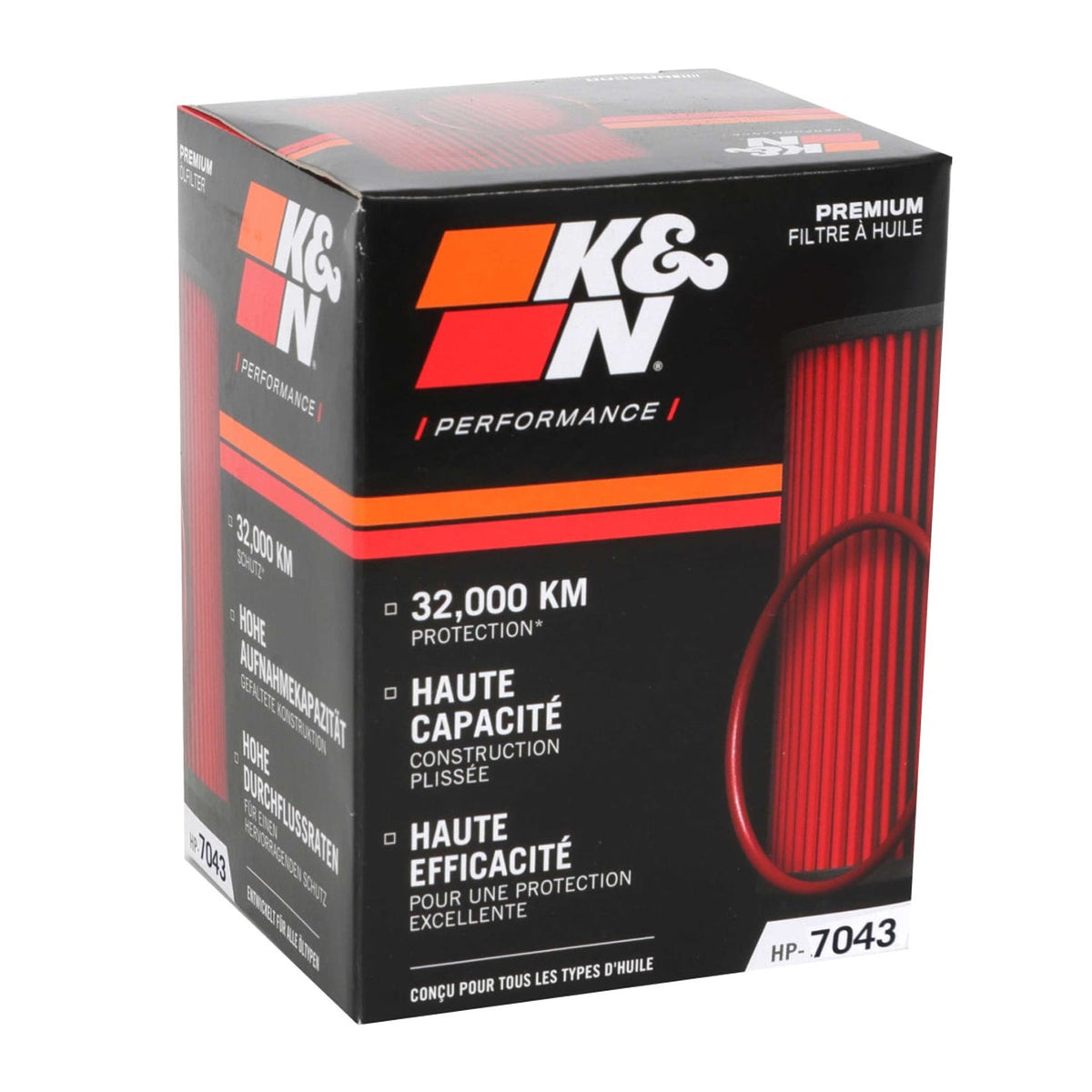 K&N High Performance Oil Filter HP-7043