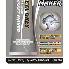 Load image into Gallery viewer, Hardex Beta Grey RTV Silicone Gasket Maker 85.2g