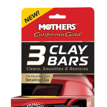Load image into Gallery viewer, Mothers California Gold 3 Clay Bars 100g