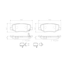 Load image into Gallery viewer, Brembo Rear Ceramic Brake Pad P18024N for Jeep Wrangler JK 2007-2018