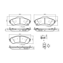 Load image into Gallery viewer, Brembo Rear Ceramic Brake Pad P24208N for Ford Everest, Ranger Raptor