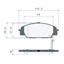 Load image into Gallery viewer, Brembo Front Ceramic Brake Pad P28032N for Honda S2000 1999-2009