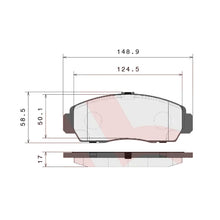 Load image into Gallery viewer, Brembo Front Ceramic Brake Pad P28034N for Honda Civic FD, FB