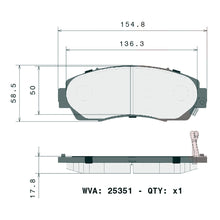 Load image into Gallery viewer, Brembo Front Ceramic Brake Pad P28068N for Honda CR-V 2012-2022, Odyssey 2008-2021