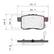 Load image into Gallery viewer, Brembo Rear Ceramic Brake Pad P28072N for Honda Accord 2014-2022