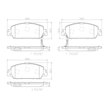 Load image into Gallery viewer, Brembo Front Ceramic Brake Pad P28077N for Honda Accord 2014-2022, HR-V 2016-2022, Odyssey 2.4 2014-2018