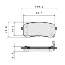 Load image into Gallery viewer, Brembo Rear Ceramic Brake Pad P30035N for Hyundai Grand Starex 2007-Up, Veracruz 2007-2021, Kia Carnival 2006-2012