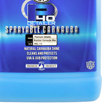 Load image into Gallery viewer, Chemical Guys P40 Detailer Spray with Carnauba 1 Gallon