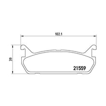Load image into Gallery viewer, Brembo Front Ceramic Brake Pad P49015N for Mazda Miata MX-5 NA