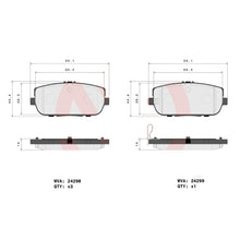Load image into Gallery viewer, Brembo Rear Ceramic Brake Pad P49044N for Mazda Miata MX-5 ND