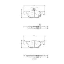 Load image into Gallery viewer, Brembo Rear Ceramic Brake Pad P49064N for Mazda 3 2019-2022, CX-30 2019-2022 Hybrid