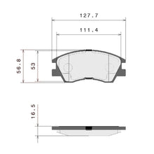 Load image into Gallery viewer, Brembo Front Ceramic Brake Pad P54008N for Mitsubishi L200 1986-1996, L300 1997-2004