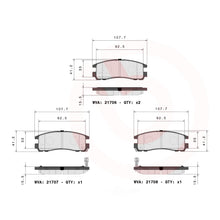Load image into Gallery viewer, Brembo Rear Ceramic Brake Pad P54012N for MItsubishi Galant