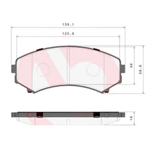 Load image into Gallery viewer, Brembo Front Ceramic Brake Pad P54029N for Mitsubishi Grandis 2003-2011