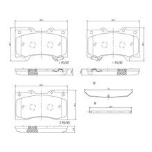 Load image into Gallery viewer, Brembo Front Ceramic Brake Pad P56081N for Nissan Patrol Royale Y62