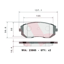 Load image into Gallery viewer, Brembo Front Ceramic Brake Pad P78013N for Subaru BRZ, Forester, Impreza, XV, Toyota GT86