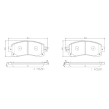 Load image into Gallery viewer, Brembo Front Ceramic Brake Pad P78028N for Subaru Forester, XV, Impreza