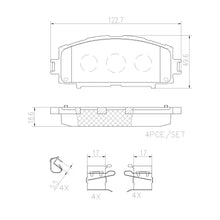 Load image into Gallery viewer, Brembo Front Ceramic Brake Pad P83086N for Toyota Vios1.3 2007-2013