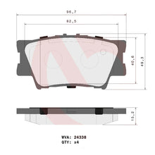 Load image into Gallery viewer, Brembo Rear Ceramic Brake Pad P83089N for Toyota Camry, RAV4, Corolla Cross