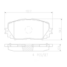 Load image into Gallery viewer, Brembo Front Ceramic Brake Pad P83101N for Toyota Vios 1.5