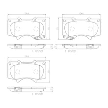 Load image into Gallery viewer, Brembo Front Ceramic Brake Pad P83102N for Toyota Fortuner 2016-, Hilux 2016-Up